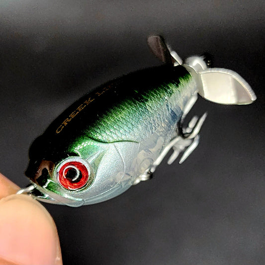 1.4" Floating Micro Prop Bait "Hillbilly Plop"