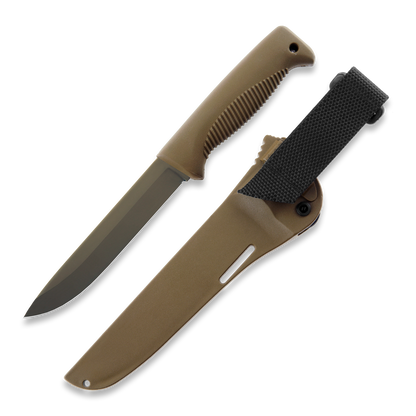 Peltonen M95 Ranger Puukko FDE Cerakote Coyote FJP060