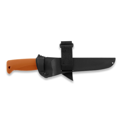 Peltonen M95 Ranger Puukko Black Cerakote Orange Handle FJP140